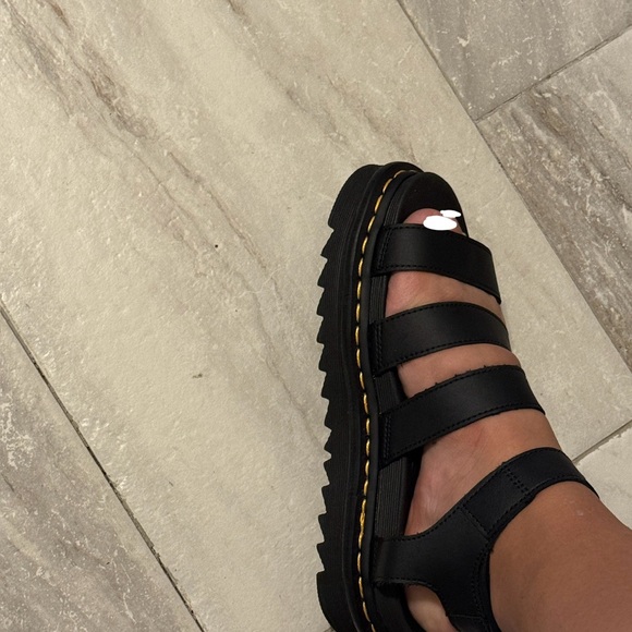 Dr. Martens Black Strappy Sandals - Picture 9 of 10